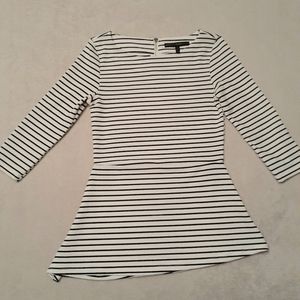 White House Black Market Striped Top